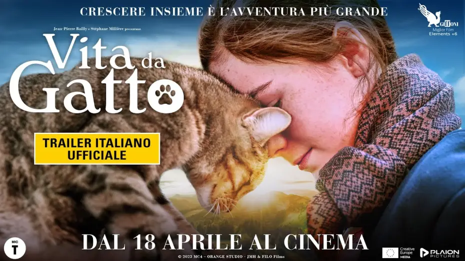 Видео к фильму Мой котик и я — Vita Da Gatto - Trailer Italiano Ufficiale