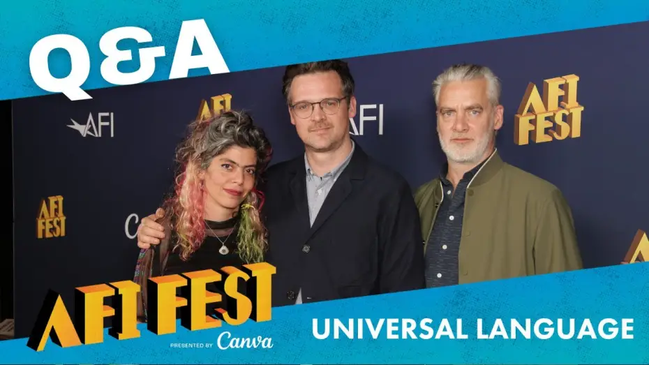 Видео к фильму Универсальный язык — UNIVERSAL LANGUAGE (UNE LANGUE UNIVERSELLE) Conversation at AFI FEST presented by Canva