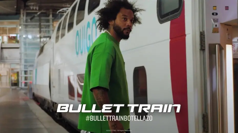 Видео к фильму Быстрее пули | #BulletTrainBotellazo. Descubre la pr&oacute;xima parada de Marcelo junto a Rubius y m&aacute;s pasajeros.