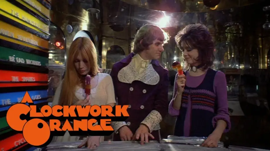 Видео к фильму Заводной апельсин | A Clockwork Orange (1971) - Alex Visits the Record Shop