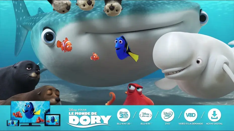 Видео к фильму В поисках Дори | Le Monde de Dory - Avec vous partout, d&egrave;s aujourd'hui !