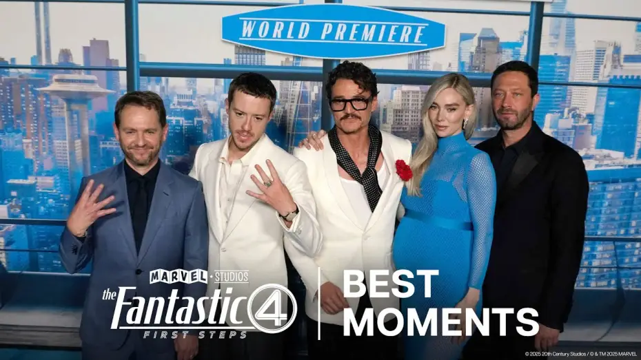 Видео к фильму Marvel Studios' The Fantastic Four: First Steps - World Premiere | Best Red Carpet Moments