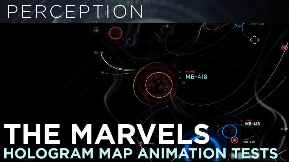 Видео к фильму Капитан Марвел 2 | Hologram Map Animation Tests