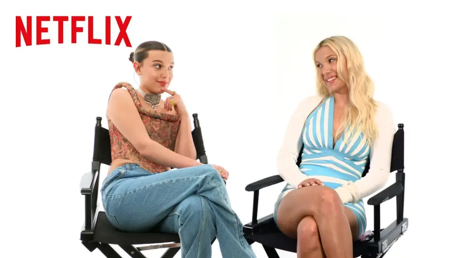 Видео к фильму Электрический штат | Millie Bobby Brown Gets Interviewed by Millie Bobby Brown