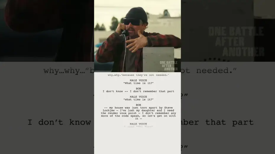Видео к фильму Битва за битвой | Script to Screen: Bob's Phone Call
