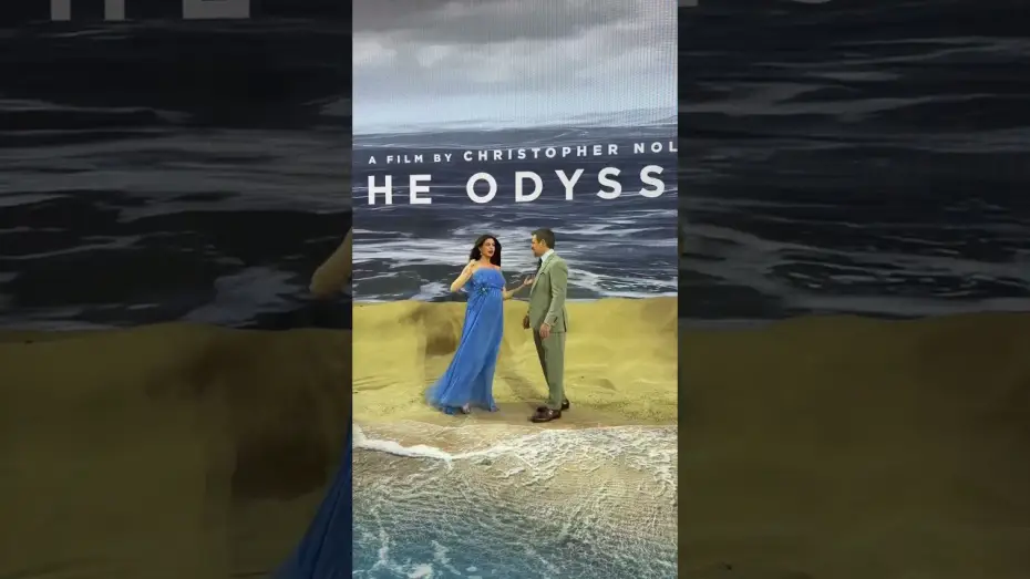 Видео к фильму Одиссея — King & Queen of Ithaca. Matt Damon & Anne Hathaway at The Odyssey World Premiere.