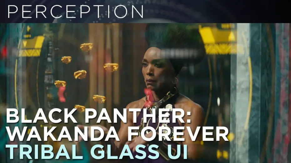 Видео к фильму Чёрная Пантера: Ваканда навеки | Queen Ramonda's Tribal Glass UI