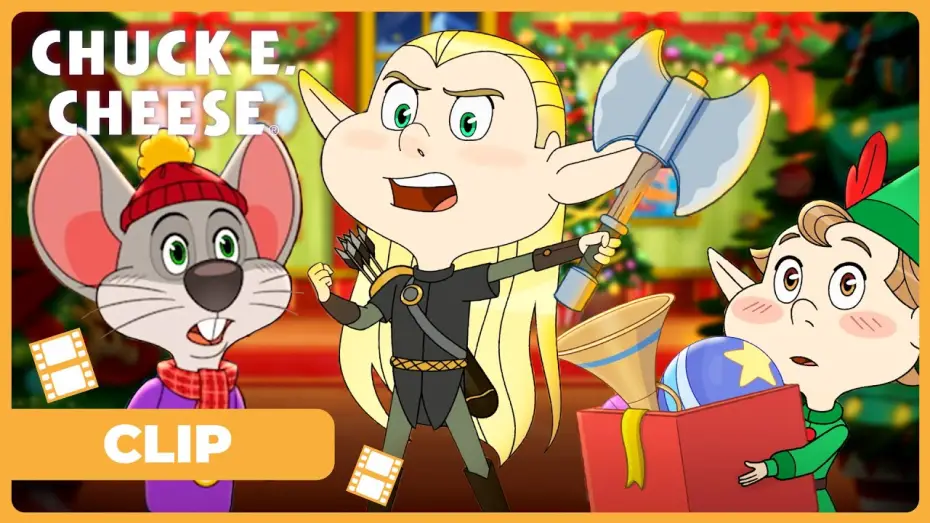Видео к фильму A Chuck E. Cheese Christmas | Leggymos the Mischievous Elf!
