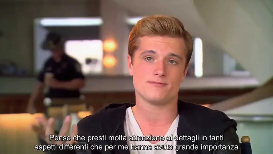 Видео к фильму Голодные игры: И вспыхнет пламя | Hunger Games: La Ragazza di Fuoco - Intervista a Josh Hutcherson (sottotitoli in italiano)