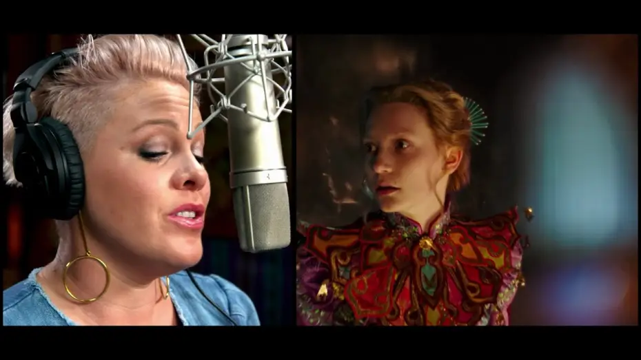 Видео к фильму Алиса в Зазеркалье | Alice attraverso lo specchio - P!nk canta &ldquo;White Rabbit&rdquo; - Pod dal film | HD