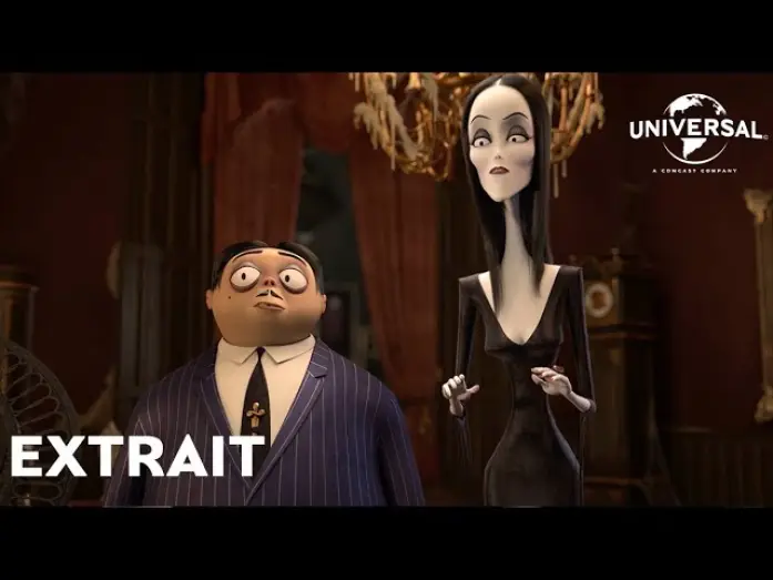 Видео к фильму Семейка Аддамс | La Famille Addams - Extrait : "Margaux red&eacute;core le manoir" [VF]
