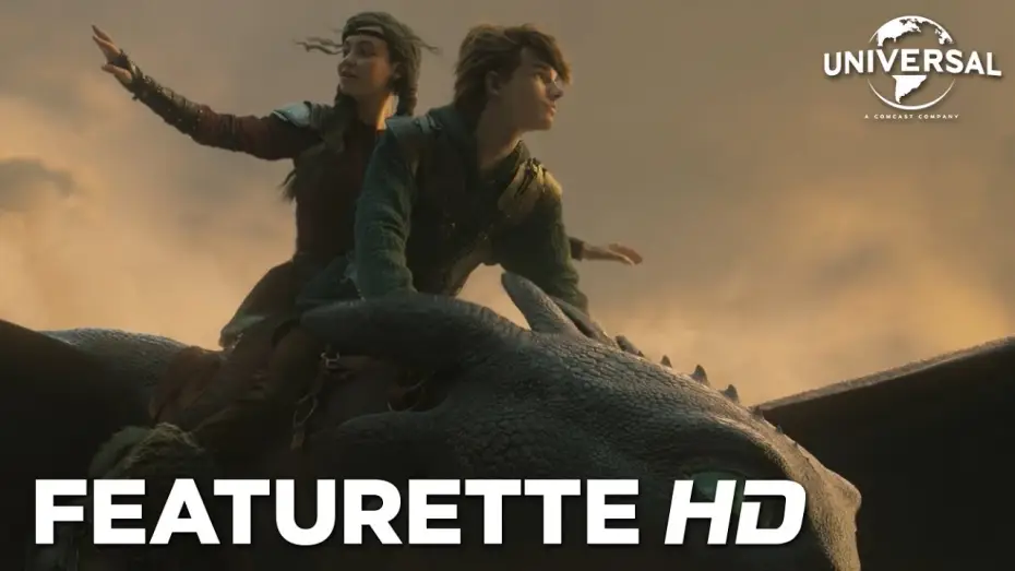 Видео к фильму Как приручить дракона | Featurette - La qu&iacute;mica entre Mason y Nico [VOSE]