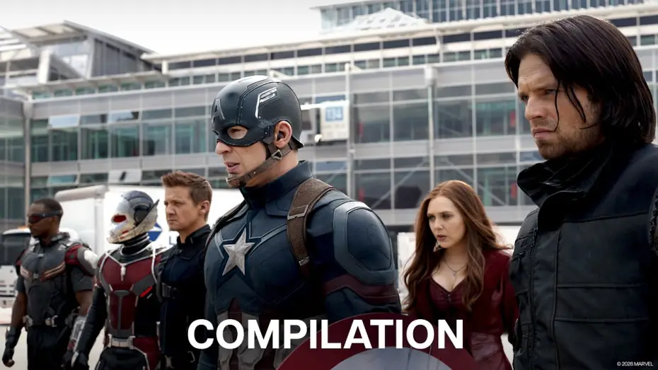 Видео к фильму Первый мститель: Противостояние | Team Captain America - Compilation