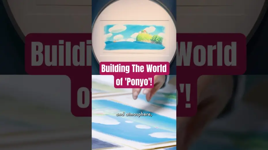 Видео к фильму Рыбка Поньо на утёсе — How Studio Ghibli Built the World of 'Ponyo'!