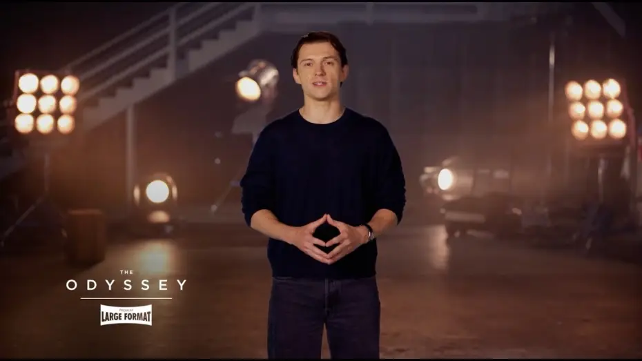 Видео к фильму Одиссея | Tom Holland on Premium Large Formats