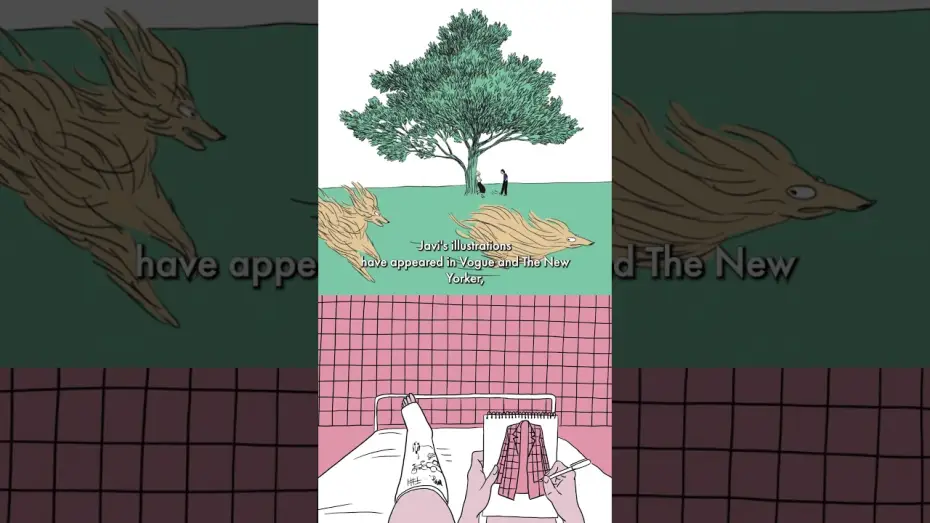 Видео к фильму Амели | Behind the scenes with Javi Aznarez, illustrator of the AM&Eacute;LIE 25th anniversary poster