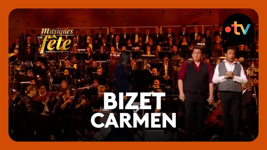 Видео к фильму Musiques en f&ecirc;te des Chor&eacute;gies d'Orange | Bizet -  Carmen, "Nous avons en t&ecirc;te une affaire"