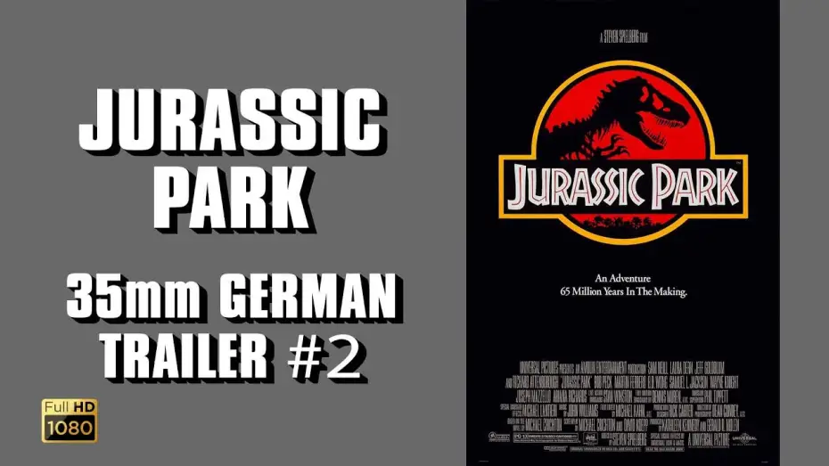 Видео к фильму Парк Юрского периода | Jurassic Park - 35mm Kino Trailer #2 - Deutsch HD