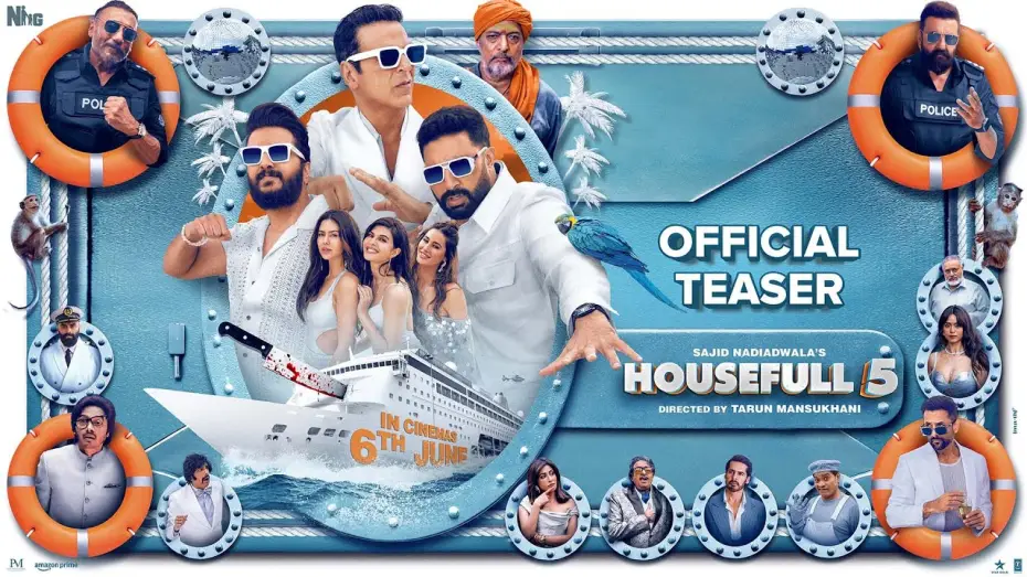 Видео к фильму हाउसफ़ूल 5 | Housefull 5 | Official Teaser | Sajid Nadiadwala | Tarun Mansukhani | In Cinemas on 6th June 2025