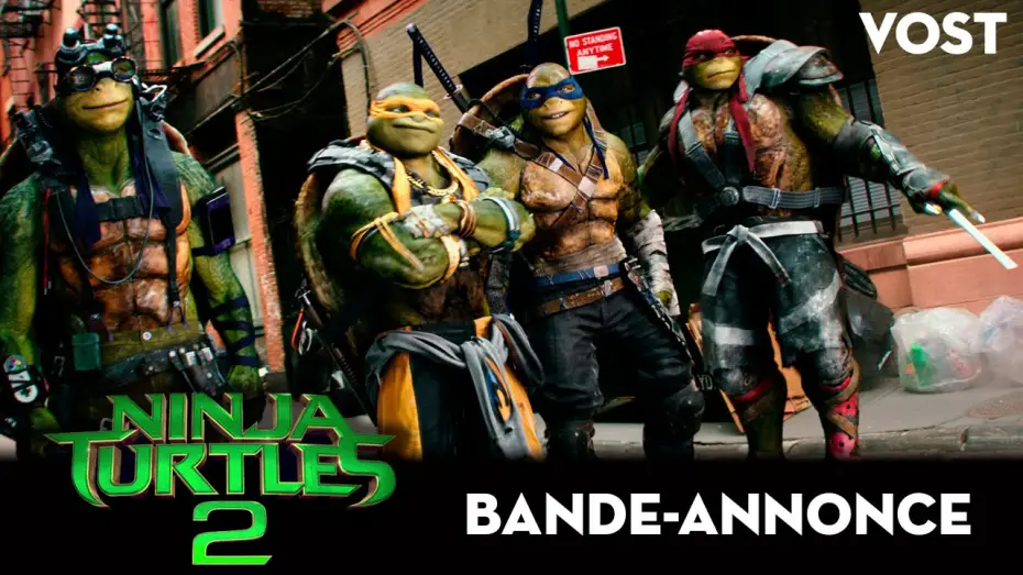 Видео к фильму Черепашки-ниндзя 2 | NINJA TURTLES 2 - Bande Annonce VOST