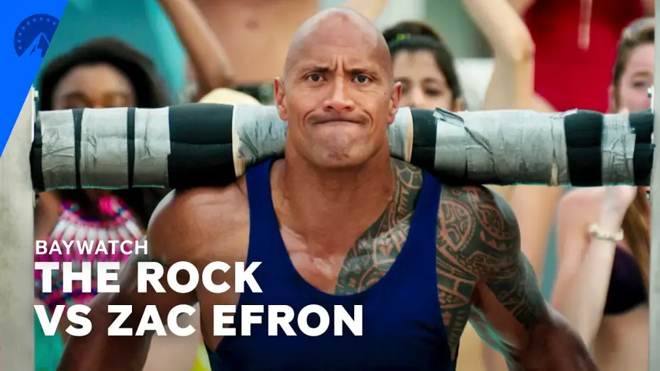 Видео к фильму Спасатели Малибу | The Rock Shows Zac Efron How It's Done