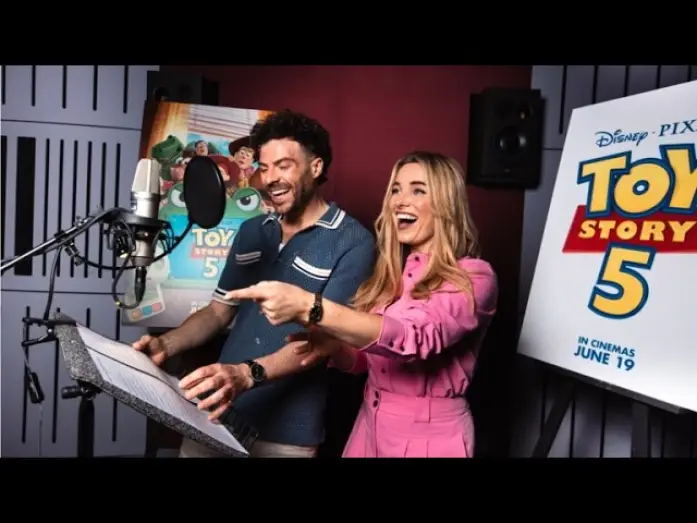 Видео к фильму История игрушек 5 | Childhood Dream Unlocked! Jordan North & Sian Welby Record their Lines for Toy Story 5
