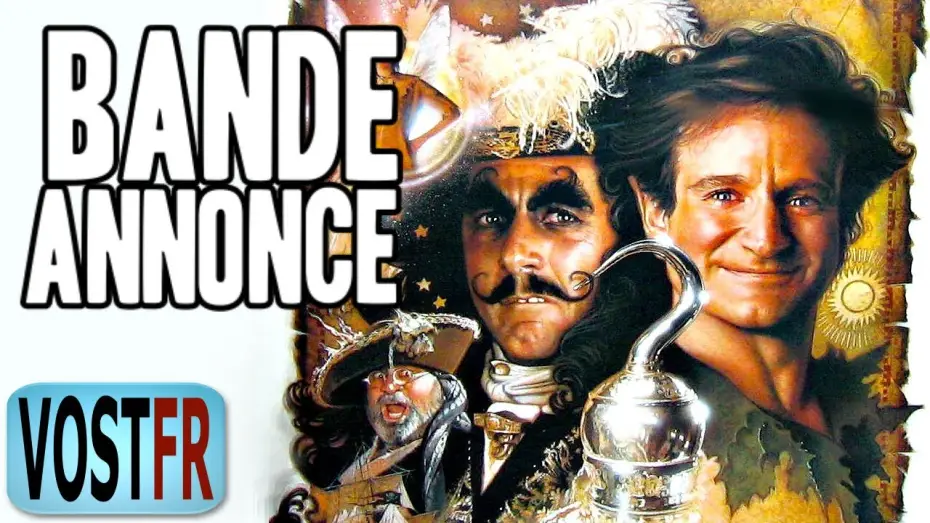 Видео к фильму Капитан Крюк | 🚸 HOOK OU LA REVANCHE DU CAPITAINE CROCHET Bande Annonce VOSTFR 1991 HD