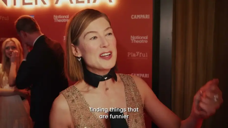 Видео к фильму National Theatre Live: Inter Alia | Inter Alia starring Rosamund Pike - West End opening night