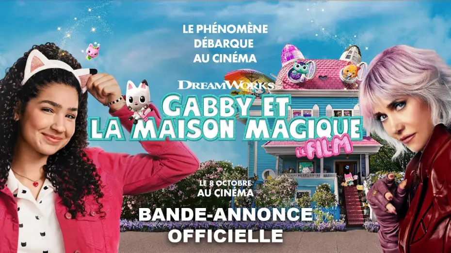 Видео к фильму Волшебный домик Габби в кино | Gabby et la Maison magique - Le Film - Bande-annonce officielle VOST [Au cin&eacute;ma le 8 octobre]