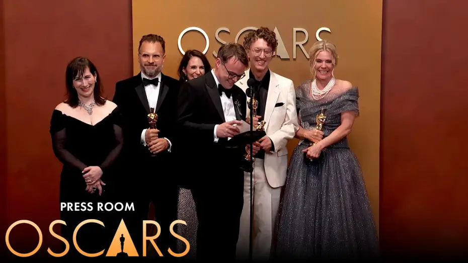 Видео к фильму Господин Никто против Путина | Mr. Nobody Against Putin Best Documentary Feature Film Press Room Speech | 98th Oscars (2026)