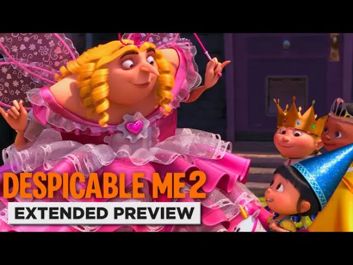 Видео к фильму Гадкий я 2 | Gru Dresses Up as a Princess for Agnes' Birthday