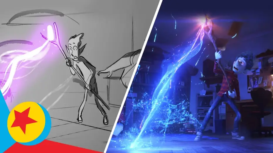 Видео к фильму Вперёд — Ian and Barley Bring Their Dad Back To Life...Kind Of | Pixar Side-By-Side