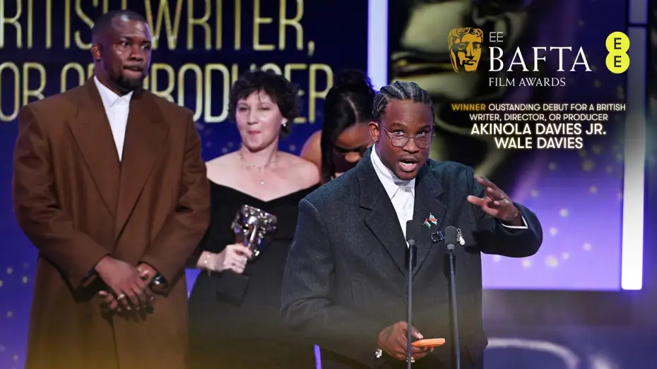 Видео к фильму My Father's Shadow | Akinola Davies Jr. and Wale Davies Win the Outstanding Debut BAFTA | EE BAFTA Film Awards 2026