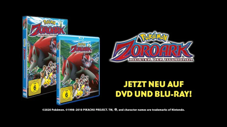 Видео к фильму 劇場版ポケットモンスター ダイヤモンド&パール 幻影の覇者 ゾロアーク | Pok&eacute;mon - Zoroark: Meister der Illusionen  - Trailer [HD] Deutsch / German