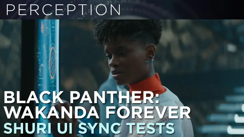 Видео к фильму Чёрная Пантера: Ваканда навеки | Shuri UI Writing Sync Tests