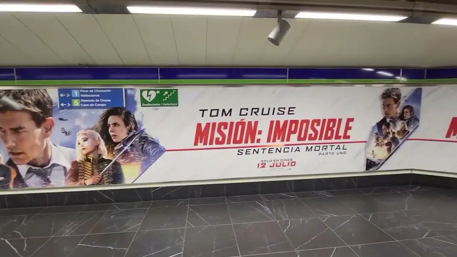 Видео к фильму Миссия невыполнима: Смертельная расплата. Часть первая | Metro de Madrid