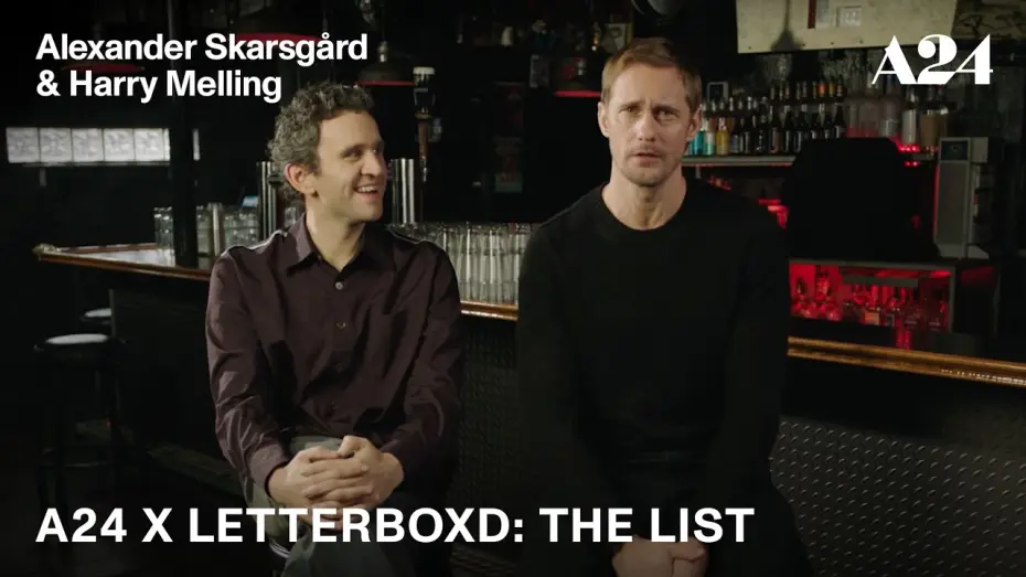 Видео к фильму Седло | Alexander Skarsg&aring;rd & Harry Melling | A24 x Letterboxd: The List