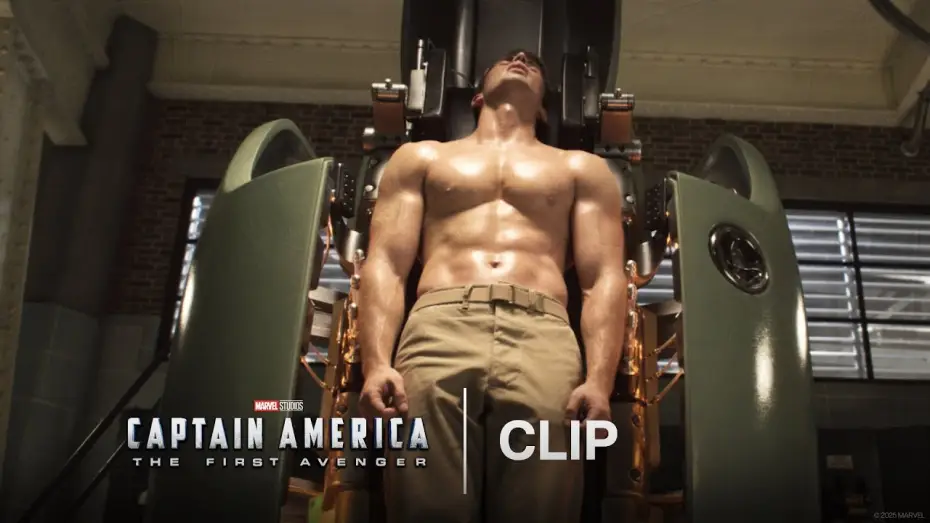Видео к фильму Первый мститель | Steve Rogers Transforms Into Captain America - Official Clip