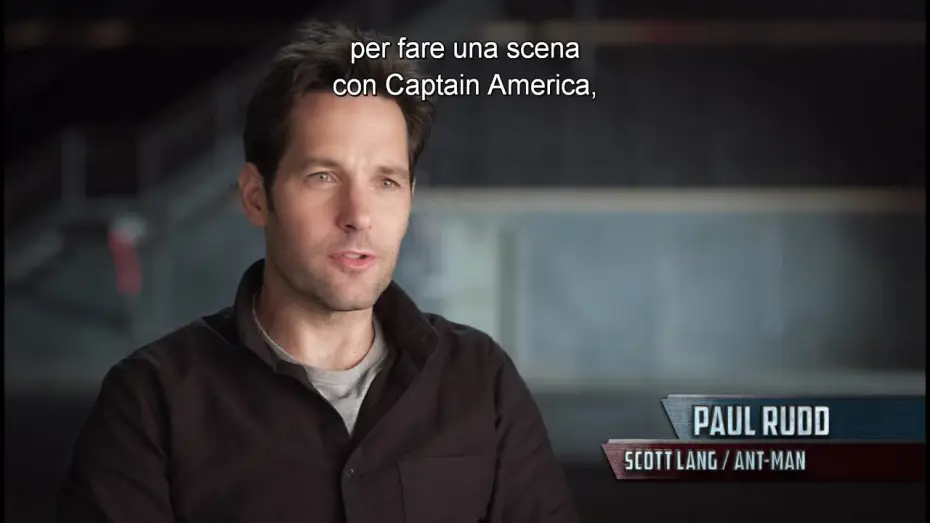 Видео к фильму Первый мститель: Противостояние | Captain America: Civil War - Paul Rudd &egrave; Ant-Man - Pod dal film | HD