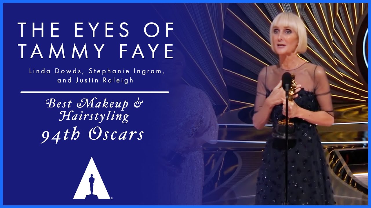 Видео к фильму Глаза Тэмми Фэй | 'The Eyes of Tammy Faye' Wins Best Makeup and Hairstyling | 94th Oscars