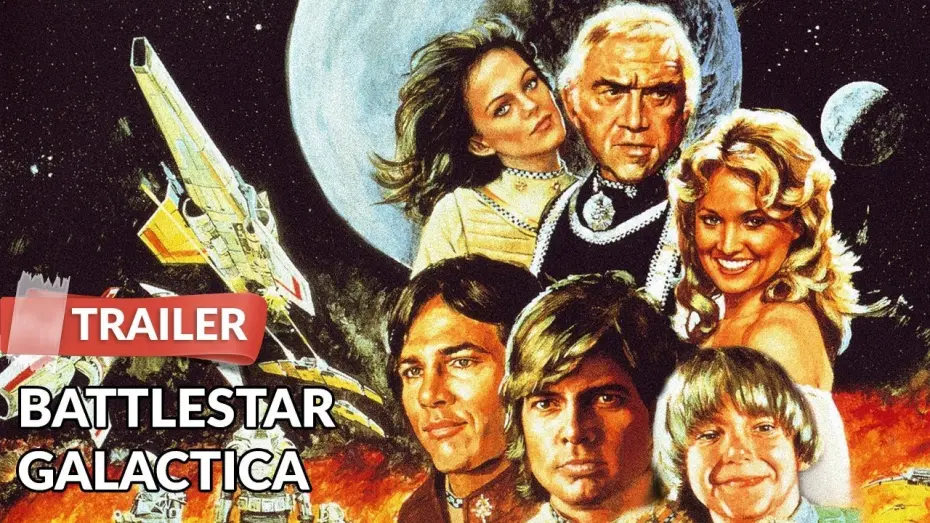 Видео к фильму Звездный крейсер Галактика | Battlestar Galactica The Movie 1978 Trailer HD | Richard Hatch | Dirk Benedict