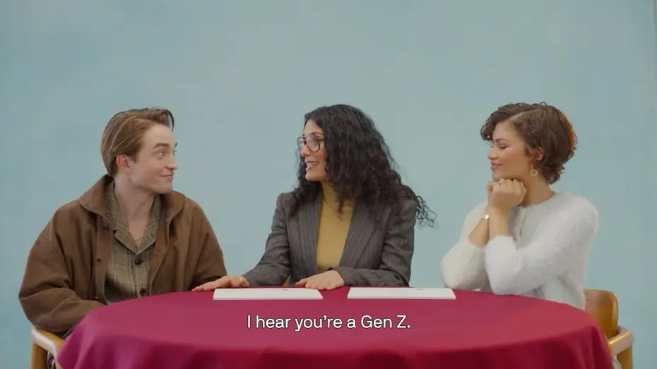 Видео к фильму Вот это драма! — Zendaya and Robert Pattinson Test their Compatibility