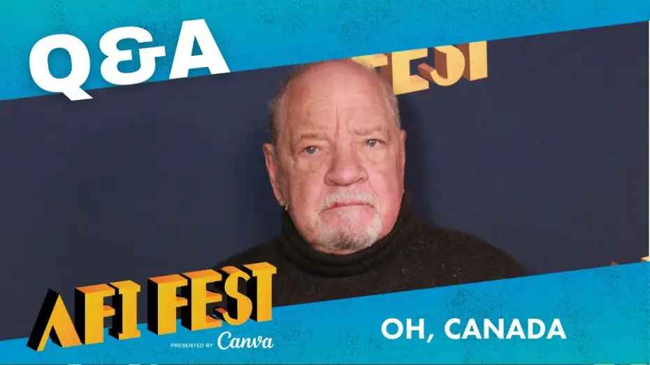 Видео к фильму О, Канада | OH, CANADA Conversation at AFI Fest 2024