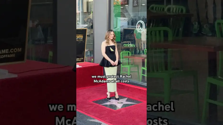 Видео к фильму Пришлите помощь | Rachel McAdams being Rachel McAdams at her Hollywood Walk of Fame Star Ceremony