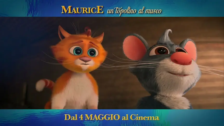 Видео к фильму Коты Эрмитажа | MAURICE: UN TOPOLINO AL MUSEO I Trailer Ufficiale