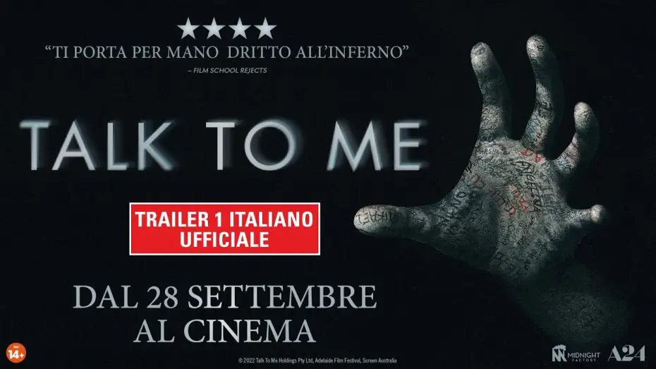 Видео к фильму Два, три, демон, приди! | Talk To Me - Trailer 1 Italiano Ufficiale