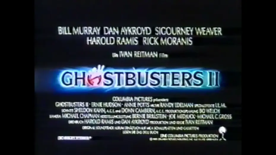 Видео к фильму Охотники за привидениями 2 | Ghostbusters II 1989 Offiziell / Original Trailer German / Deutsch Kino  Ghostbusters 2
