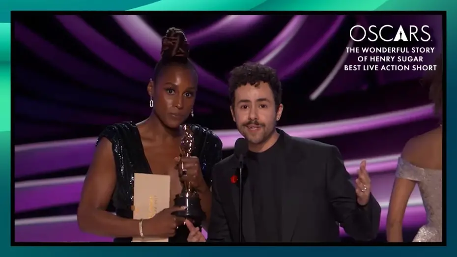 Видео к фильму Чудесная история Генри Шугара | 'The Wonderful Story of Henry Sugar' Wins Best Live Action Short Film | 96th Oscars (2024)