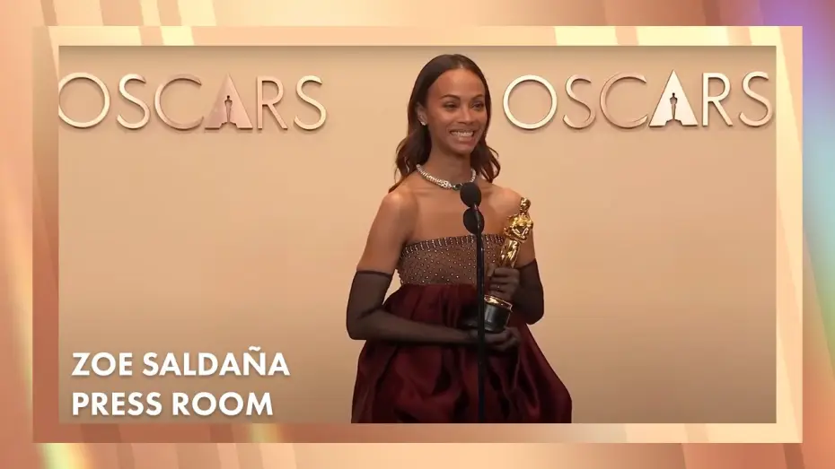 Видео к фильму Эмилия Перес | 'Emilia P&eacute;rez' Best Supporting Actress Press Room Speech | 97th Oscars (2025)[Zoe Salda&ntilde;a]
