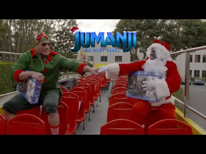 Видео к фильму Джуманджи: Новый уровень | Santa and Dwelf Are Coming To Town
